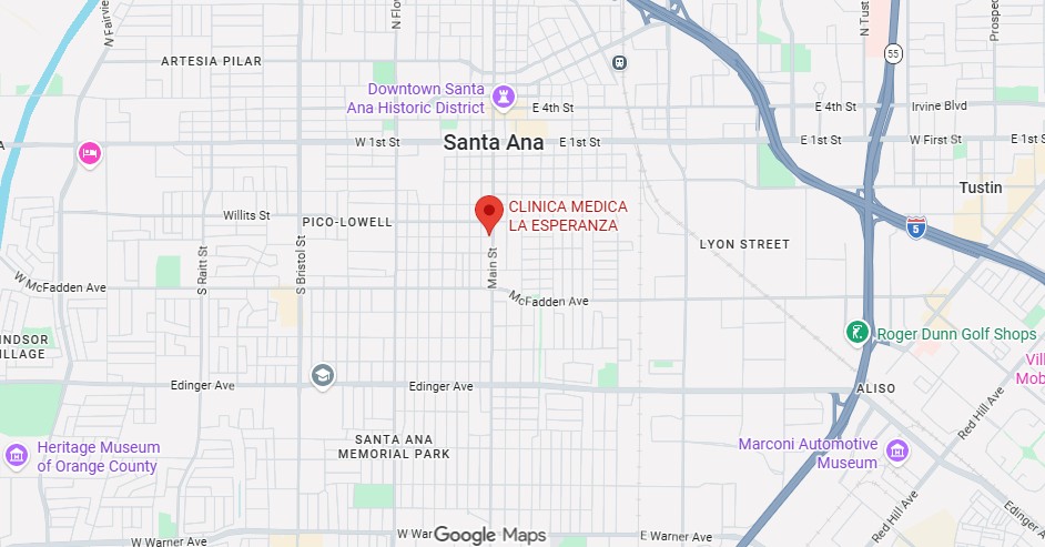 LA Esperanza Urgent Care Location Map
